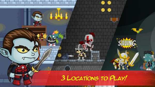 Platform Games: Zombies vs Dracula Hunting Edition screenshot 2