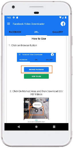 Facebook video downloader screenshot 2