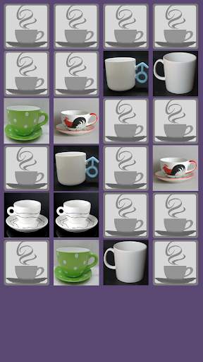 Coffee cup Memory Game screenshot 2