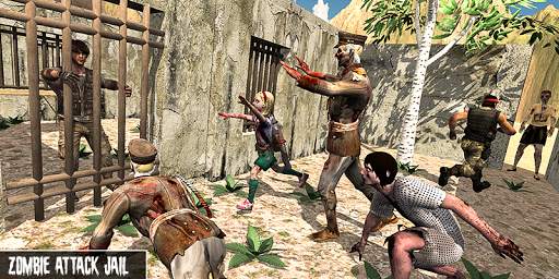 Zombie Jail Prison Escape Mission 2019 screenshot 1