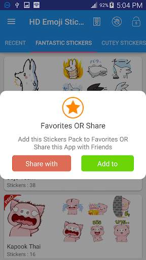 HD Emoji Stickers for all Messengers screenshot 14