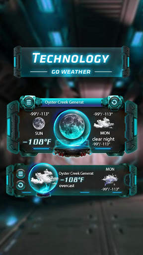 Technology GO Weather Widget Theme screenshot 2