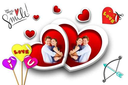 Romantic Love Photo Frame Editor screenshot 1