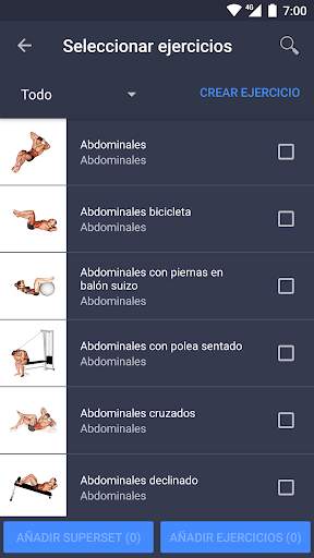 Rutinas de ejercicio gimnasio screenshot 6