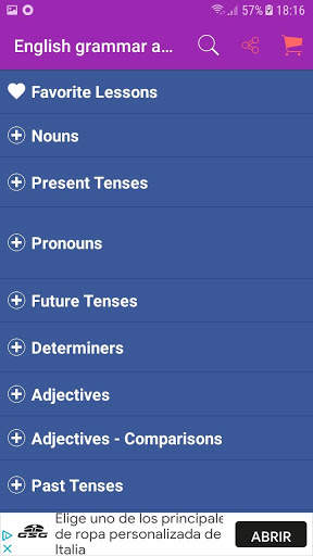 Learn and Test your English Grammar скриншот 1
