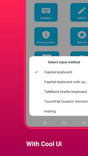 Capital Keyboard app screenshot 4