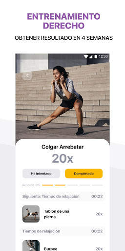 Mi entrenador: entrenamientos en casa, perder peso screenshot 2