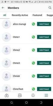 Friend Search for WhatsApp numbers screenshot 1