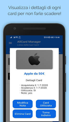 AllCard Manager Basic - Shopping Card Management screenshot 2