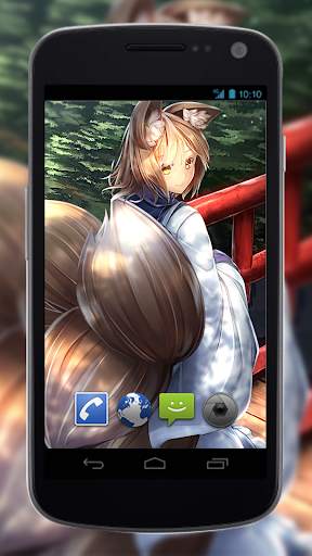 Fan Anime Live Wallpaper of Ran Yakumo screenshot 1