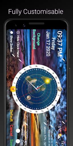 Flat Earth Clock (Free) screenshot 5
