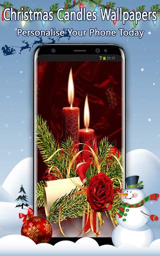 Christmas Candles Wallpapers screenshot 1