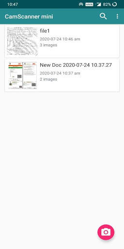 CamScanner mini screenshot 1