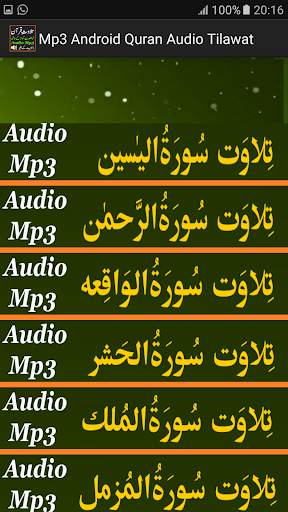 Mp3 Android Quran Audio Free screenshot 8