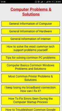 Computer Problems & Solutions screenshot 3