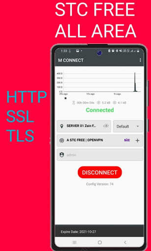 M CONNECT VPN screenshot 3