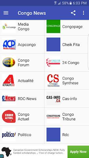 Congo News screenshot 2