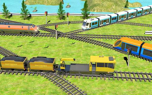 Indian Train City 2019 – Oil Trains Game Driving screenshot 17