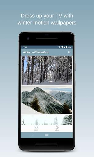 Winter on Chromecast|❄Live snow season scene on TV screenshot 4