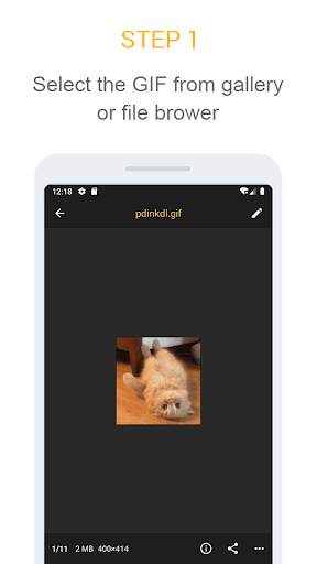 Gif mini: GIF Editor स्क्रीनशॉट 2