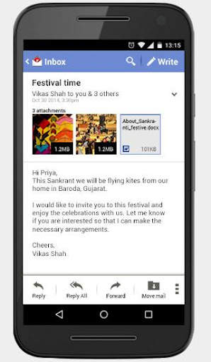 Rediffmail screenshot 5