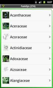 Key: Plant Families screenshot 2