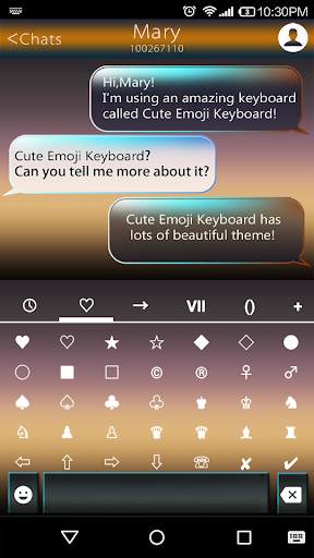 Twi Light Emoji Keyboard Theme screenshot 3