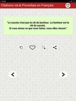 Vie des Citations et Proverbes screenshot 14
