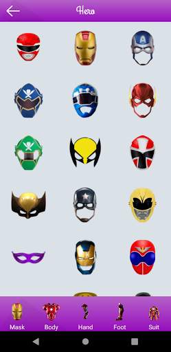 Superhero Photo Camera Editor 3 تصوير الشاشة