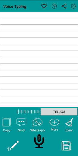 Voice Typing -Telugu Hindi Bengali Kannada Tamil screenshot 1