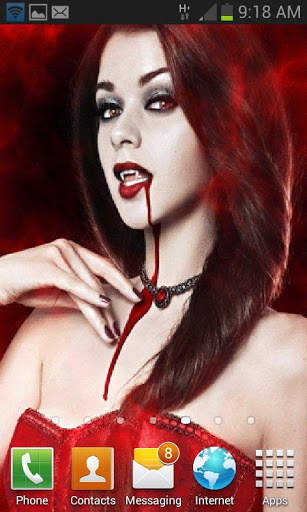 Bloody Vampire Live Wallpaper screenshot 3