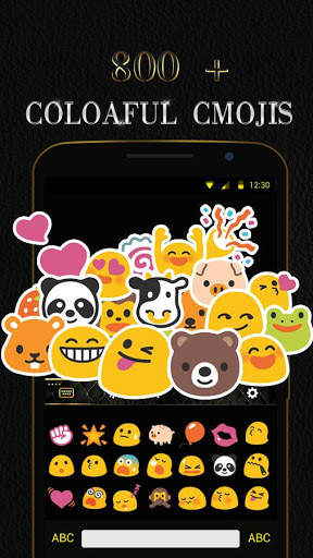 Blackdiamond Keyboard Theme screenshot 2