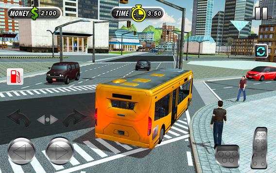 Coach Bus City Driving 2016 screenshot 5