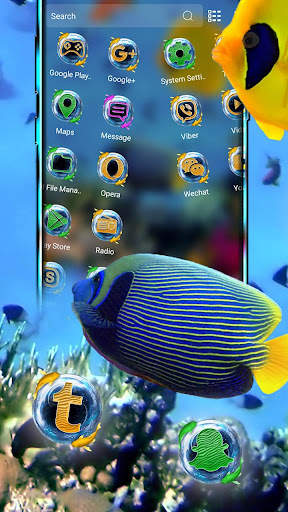 Sea World Launcher Theme screenshot 4