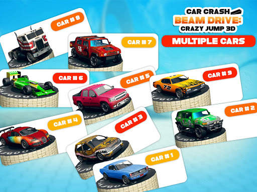 Car Crash Beam Drive: Crazy Jump 3D screenshot 15