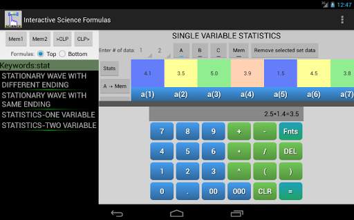 Science Formulas screenshot 11