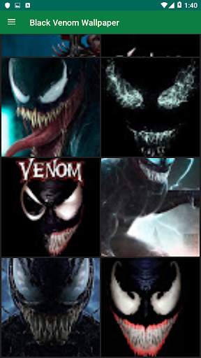 Black Venom Wallpaper screenshot 2