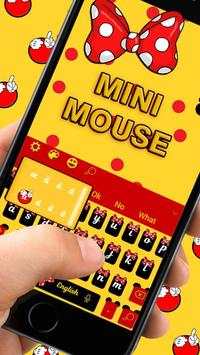 Cute Mini Bowknot Keyboard Theme स्क्रीनशॉट 3