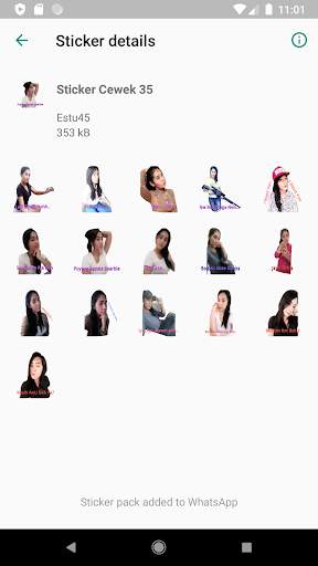 Beautiful & Sexy Girl Sticker forWAStickerApps screenshot 3