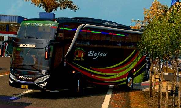 Livery Strobo Bus Simulator Indonesia screenshot 3