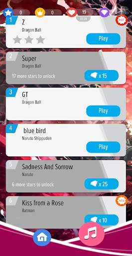 Anime Tap : Piano Songs screenshot 2