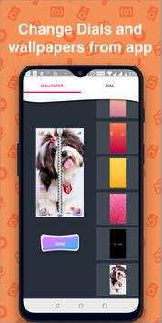Cute Dog Zipper Screen Lock Ziplock Wallpaper Free screenshot 3