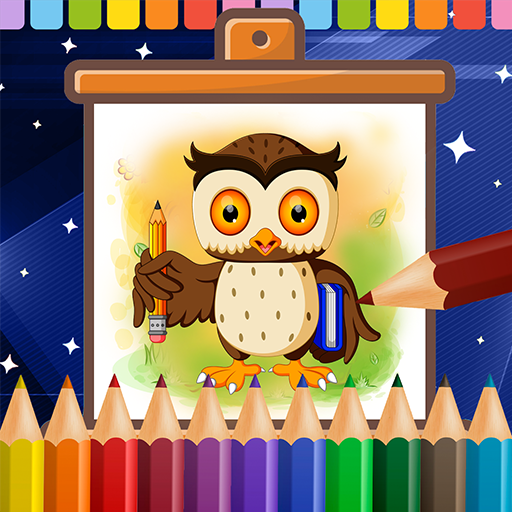 Owl Coloring-Book∙ Drawing for Kids icon