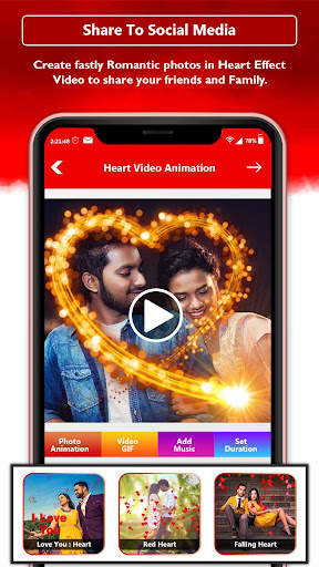 Heart Photo Effect Video Maker screenshot 6