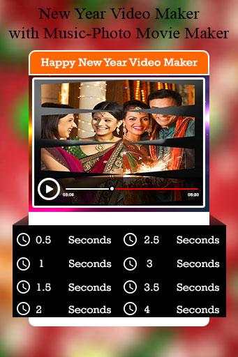 New Year Video Maker with Music-Photo Movie Maker screenshot 6