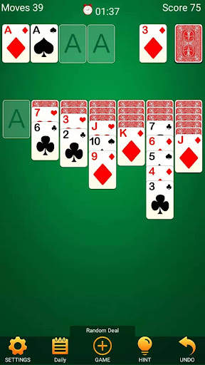 Solitaire Master-Classic-Karte screenshot 1