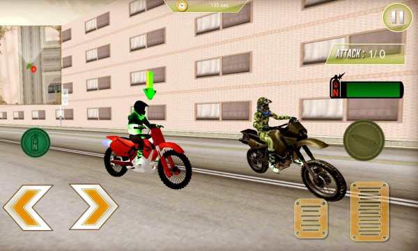 Soldier on Bikes Driving sim screenshot 2