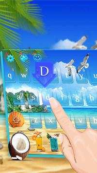 Summer Beach Keyboard Theme screenshot 2