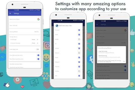 All Social Media apps in one app -All Social sites screenshot 7