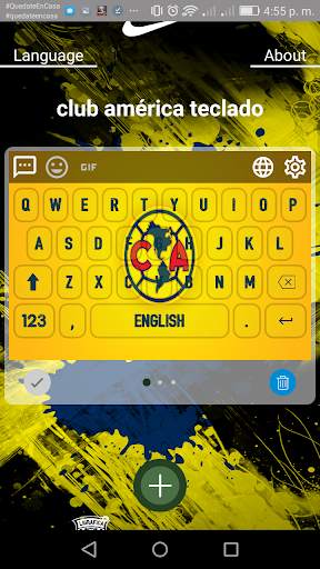 teclado club américa 5 تصوير الشاشة
